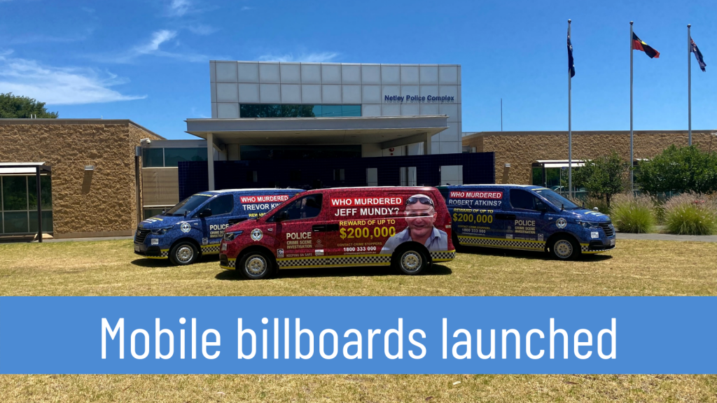 Mobile billboards unveiled for Task Force Southern